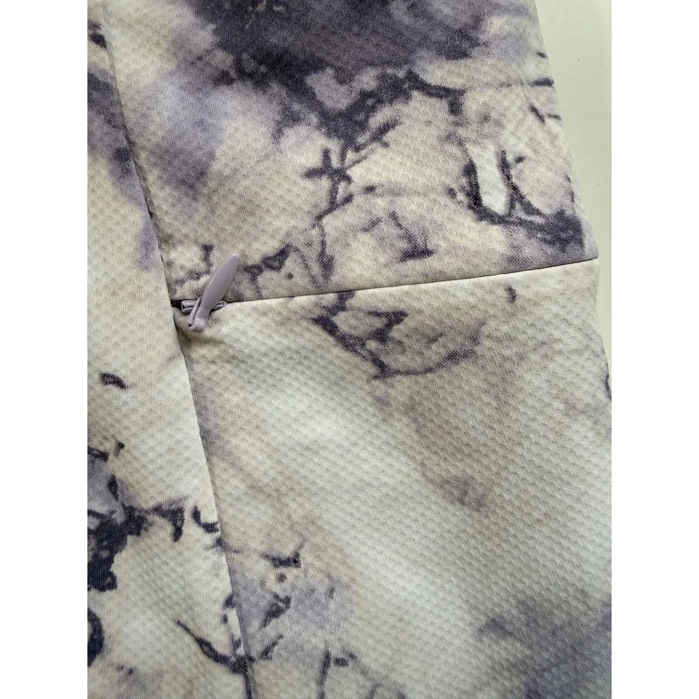 N'vo‎ Layla Skort Lavender Marble Print LivCool UPF 50 Golf Tennis Skirt Med NWT